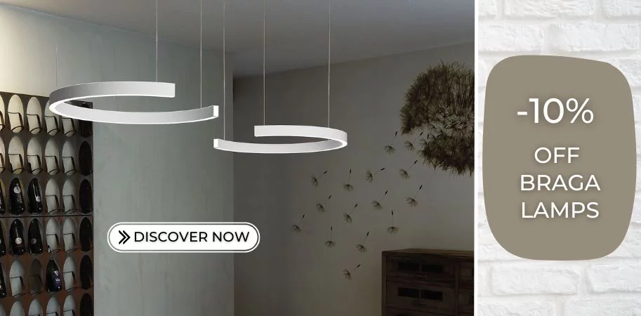 -10% off Hug lamps by Braga